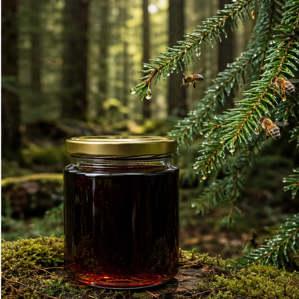 Tannenhonig im Tannenwald